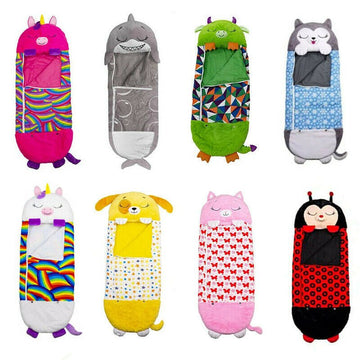 2022 Sleeping Bag Happy Nappers Kids Children Blanket Winter fluffy warm Xmas Gift - RnR Galore