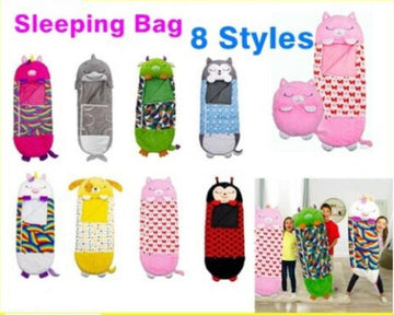 2022 Sleeping Bag Happy Nappers Kids Children Blanket Winter fluffy warm Xmas Gift - RnR Galore
