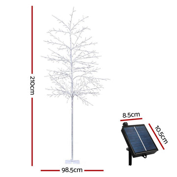 2.1M Christmas Tree 480 LED Solar Jingle Jollys - RnR Galore