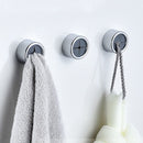 3 Pack Self Adhesive Round Towel Hooks for Kitchen and Bathroom - RnR Galore