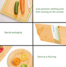 3 Pieces Bamboo Cutting Board with Juice Groove and Mobile Holder included for Home Kitchen - RnR Galore