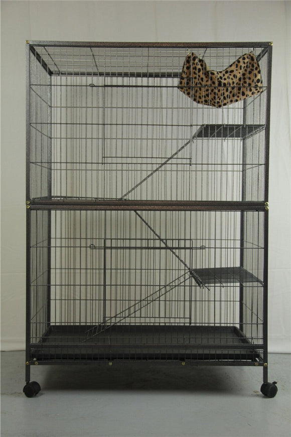 3 X Platforms & 3 X Ladders For 140 cm Ferret Parrot Cat Bird Cage - RnR Galore