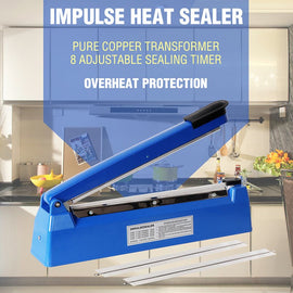 300mm Impulse Heat Sealer Sealing SAA Machine Electric Plastic Poly Bag - RnR Galore
