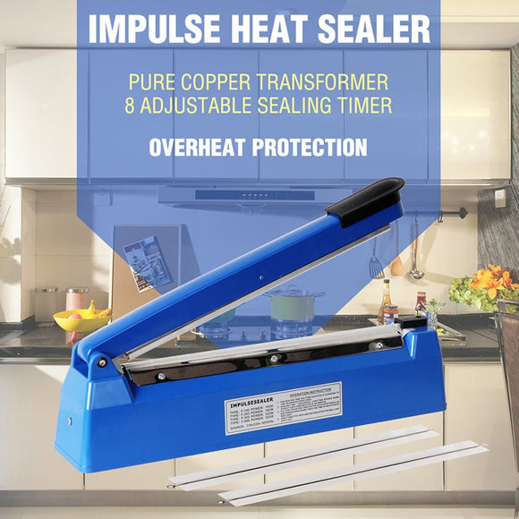 300mm Impulse Heat Sealer Sealing SAA Machine Electric Plastic Poly Bag - RnR Galore