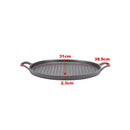 30cm Round Cast Iron Griddle Plate, BBQ Pan Cooking Griddle Grill for StoveF, Oven - RnR Galore