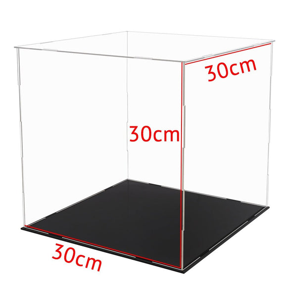 30x30x30CM Acrylic Display Case Dustproof Box Action Figure Model Car Collection - RnR Galore
