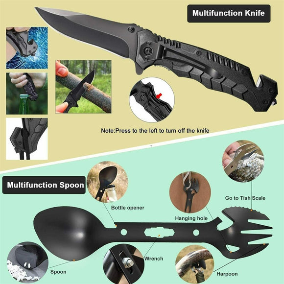 32 In 1 Emergency Survival Equipment Kit Camping SOS Tool Sports Tactical Hiking - RnR Galore