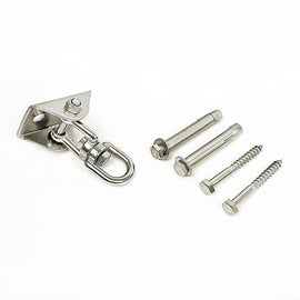 360 Degree Swivel Swing Hanger with Stainless Steel Hook for Ceiling Heavy Duty Hanging Gym Equipment - RnR Galore