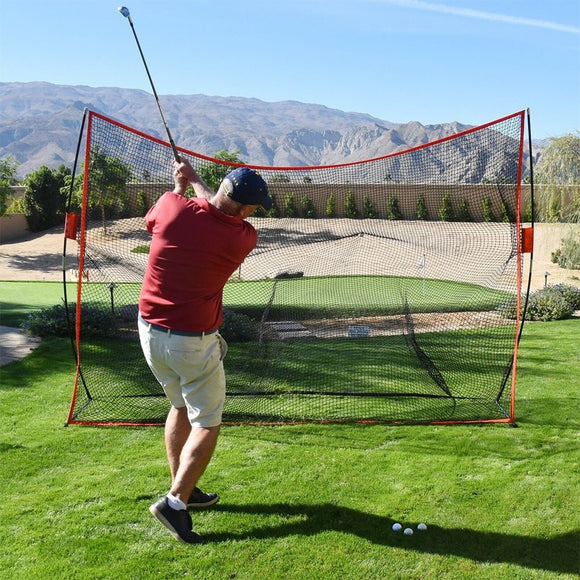 3M Huge Golf Practice Net Portable Hitting Swing Training Net Outdoor +Carry Bag - RnR Galore