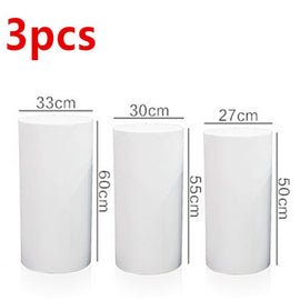 3PCS Display Stand Round Cylinder Pedestal w/ Balloon Set + LED Strip Wedding AU - RnR Galore