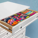 4 Pack Foldable Drawer Dividers Storage Boxes (Black) - RnR Galore