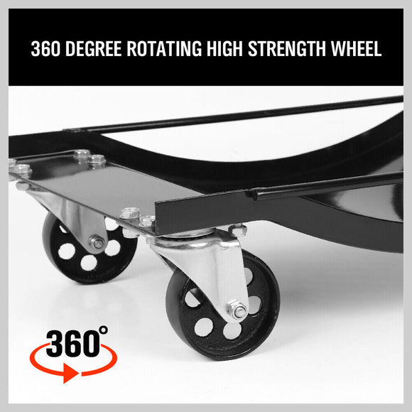 4 x Heavy Duty Wheel Dolly 450 kg 1000 lb Car Vehicle Positioning Jack Platform - RnR Galore