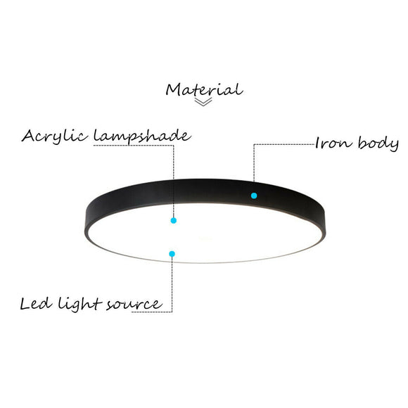 40CM LED Ceiling Light Modern Surface Mount Flush Panel Downlight Ultra - thin - RnR Galore