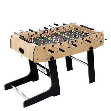4FT Soccer Table Foosball Football Game Home Family Party Gift Playroom Foldable - RnR Galore
