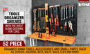 52Pc Wall Mounted Tool Storage Rack Wrench Spanner Holder Screwdriver Pliers New - RnR Galore