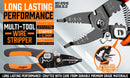 8" Wire Stripping Tool Wire Cutter Hand Crimping Pliers Strip Cutter Insulated - RnR Galore