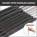 8Pc Heavy Duty Long Pin Punch Set 2.4 to 10mm Drift Roll Nail Steel Flat End New - RnR Galore