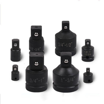 8Pc Impact Socket Reducer Set Heavy Duty Adaptor For Ratchet Wrench With Case - RnR Galore