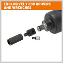 8Pc Impact Socket Reducer Set Heavy Duty Adaptor For Ratchet Wrench With Case - RnR Galore