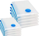 9 Pack Space Saver Vacuum Seal Storage Bag Kit, 2 Large, 5 Medium & 2 Small - RnR Galore