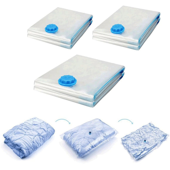 9 Pack Space Saver Vacuum Seal Storage Bag Kit, 2 Large, 5 Medium & 2 Small - RnR Galore