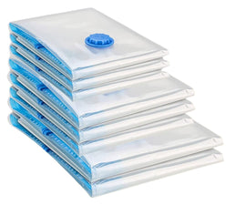 9 Pack Space Saver Vacuum Seal Storage Bag Kit, 2 Large, 5 Medium & 2 Small - RnR Galore