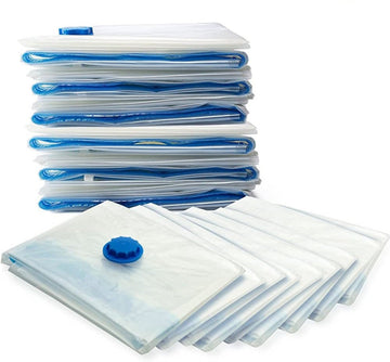 9 Pack Space Saver Vacuum Seal Storage Bag Kit, 2 Large, 5 Medium & 2 Small - RnR Galore