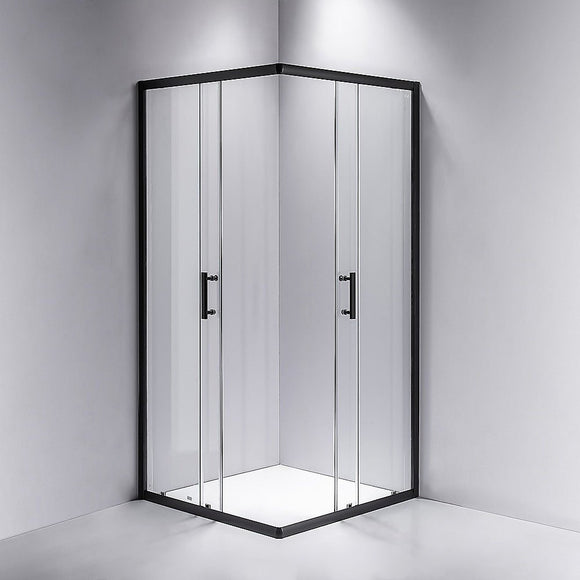 900 x 1000mm Sliding Door Nano Safety Glass Shower Screen By Della Francesca - RnR Galore