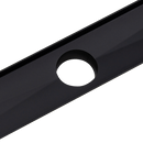 900mm Bathroom Shower Black Grate Drain w/Centre outlet Floor Waste Square Pattern - RnR Galore