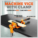 90mm Drill Press Bench Vice Quick Release Clamp Jaw Soft Grip Hand Pads Woodwork - RnR Galore