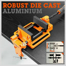 90mm Drill Press Bench Vice Quick Release Clamp Jaw Soft Grip Hand Pads Woodwork - RnR Galore