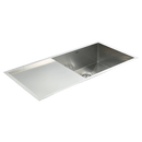 960x450mm Handmade Stainless Steel Undermount / Topmount Kitchen Sink with Waste - RnR Galore