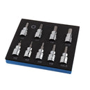 9pcs Allen Key Sockets Hex Bit Socket Set 3/8" Drive Drill Metric Tools 2 - 10mm - RnR Galore