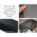 Gardeon Gutter Guard Aluminium Mesh 60M 100x20cm Black-3
