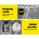 Giantz Aluminium Ute Tool Box Drawers Storage Truck Trailer Lock-7