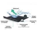 Instahut Retractable Folding Arm Awning Manual Sunshade 3Mx2.5M Grey-5