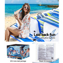 Bestway Pool Float Island Inflatable Lounge 6-person Seat Canopy-6