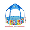 Bestway Kids Pool 183x51cm Steel Frame Swimming Play Pools Canopy 930L-2