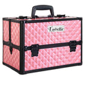 Embellir Portable Cosmetic Beauty Makeup Case - Diamond Pink-1