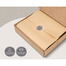 Cosy Club Cotton Bed Sheets Set Red Beige Cover Double-7