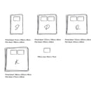 Cosy Club Cotton Bed Sheets Set Green Beige Cover Single-2