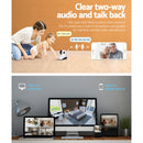 UL-tech 1080P Wireless IP Camera Security WIFI Cam White-5