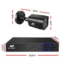 UL-tech CCTV Security System 8CH DVR 4 Cameras 1080p-2