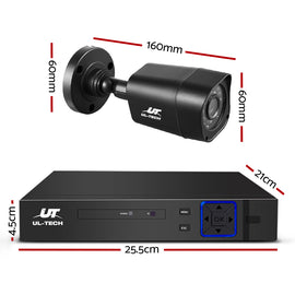 UL-tech CCTV Security System 8CH DVR 4 Cameras 2TB Hard Drive - 0