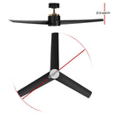 Devanti 52'' Ceiling Fan DC Motor w/Light w/Remote - Black-2
