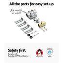 Devanti Gas Cooktop 90cm 5 Burner Silvir-6