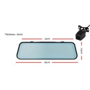 UL-tech Dash Camera 1080P 9.66" Front and Rear View Cam Car DVR Reverse Recorder-2