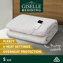 Giselle Bedding Single Size Electric Blanket Fleece-6