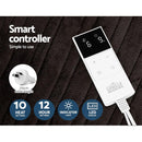 Giselle Bedding Electric Throw Blanket - Chocolate-5