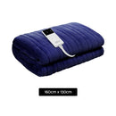 Giselle Bedding Electric Throw Blanket - Navy-2
